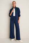 Navy Aster Track Jacket