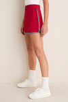 Red 14 Inch Performance Jersey Elena Tennis Skirt