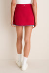 Red 14 Inch Performance Jersey Elena Tennis Skirt