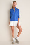 Cobalt Blue Jersey Carver Quarter Zip Tee