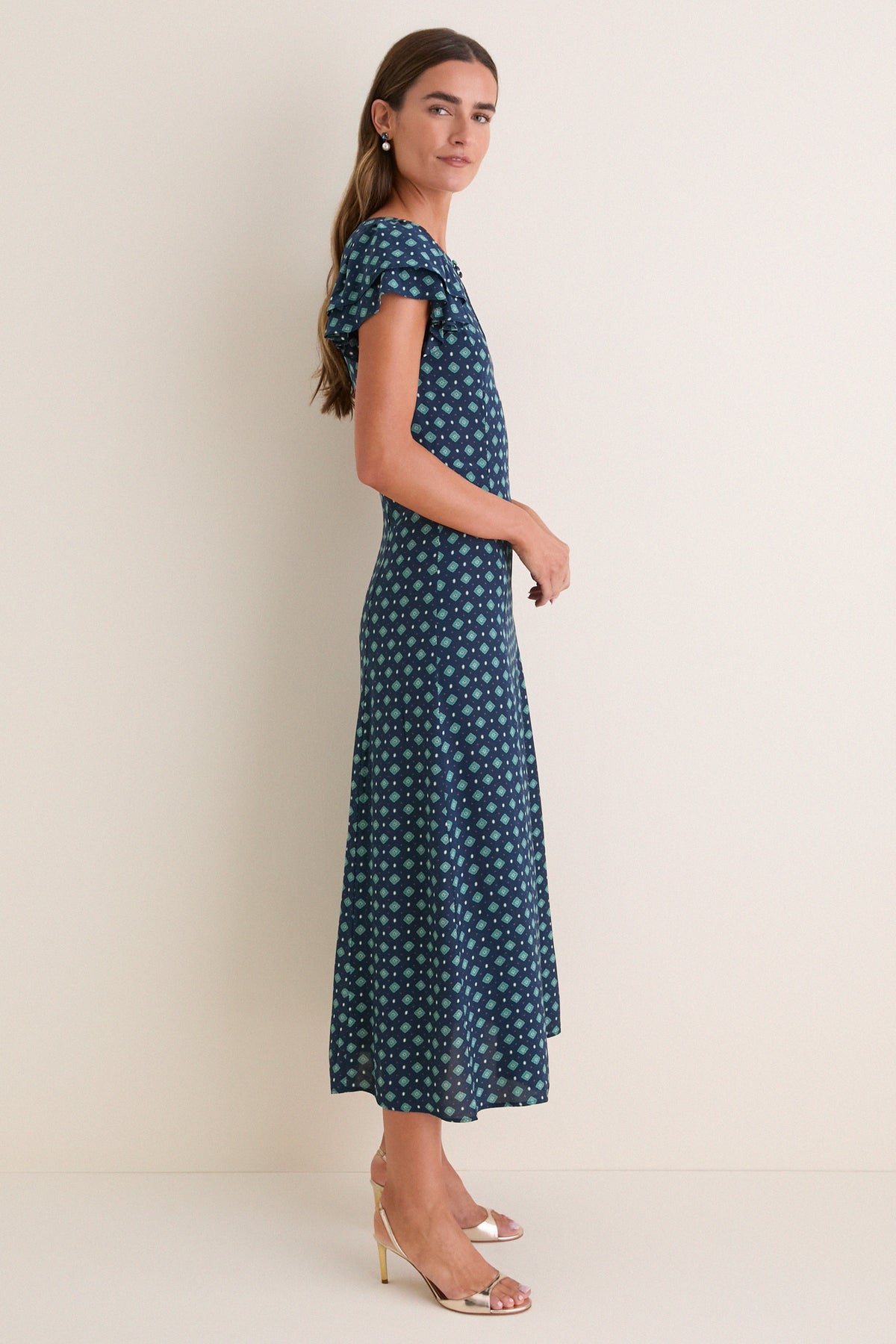 Blue Winterberry Clare Dress