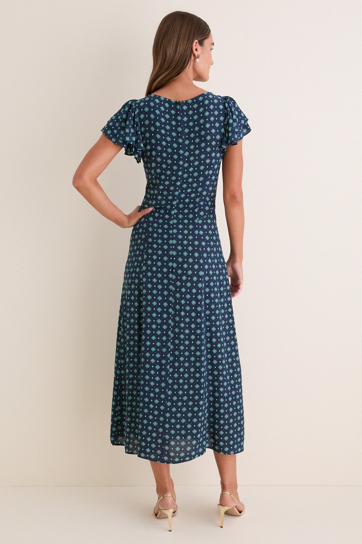 Blue Winterberry Clare Dress