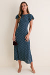 Blue Winterberry Clare Dress