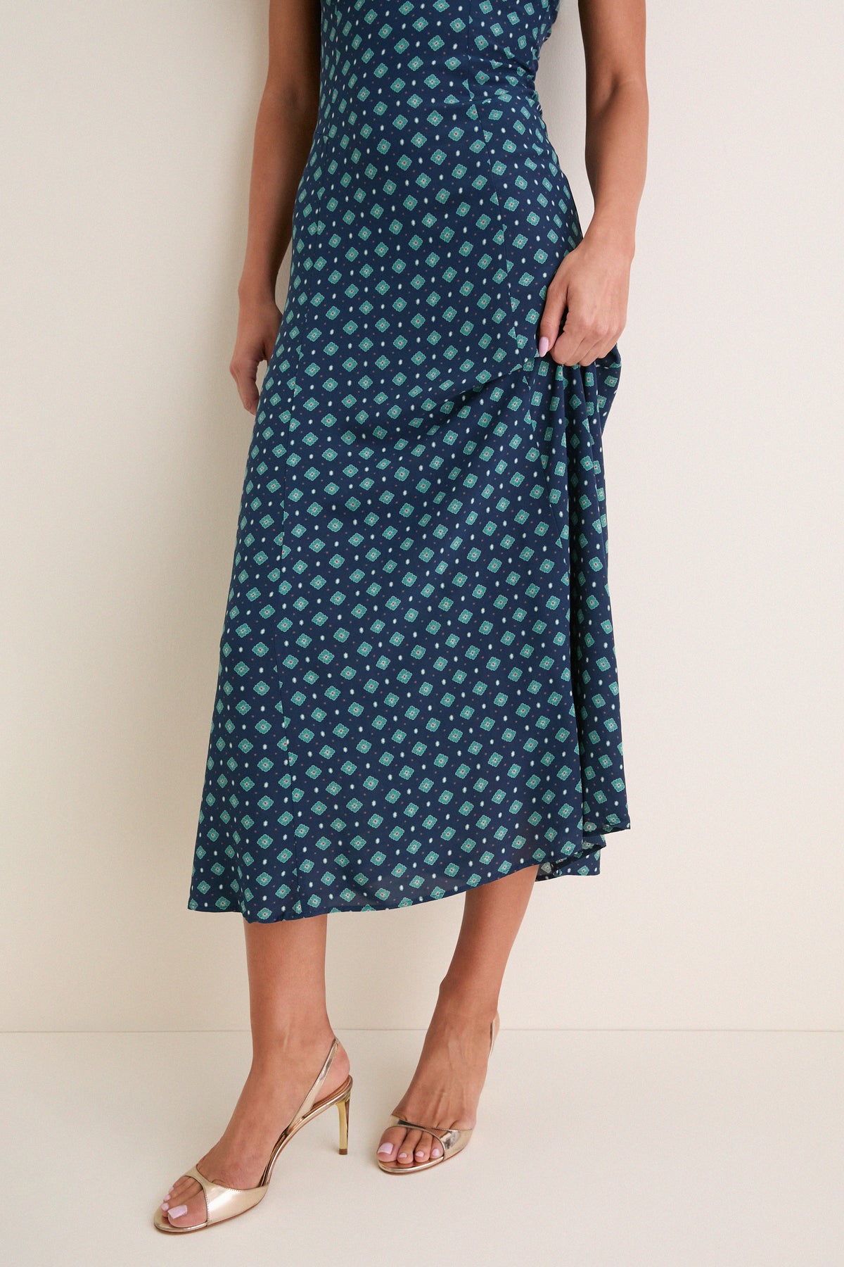 Blue Winterberry Clare Dress