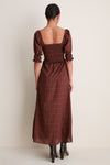 Chesnut Plaid Malene Nap Dress