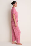 Pink and Red Ditsy Sprigs Marina PJ Set