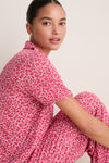 Pink and Red Ditsy Sprigs Marina PJ Set
