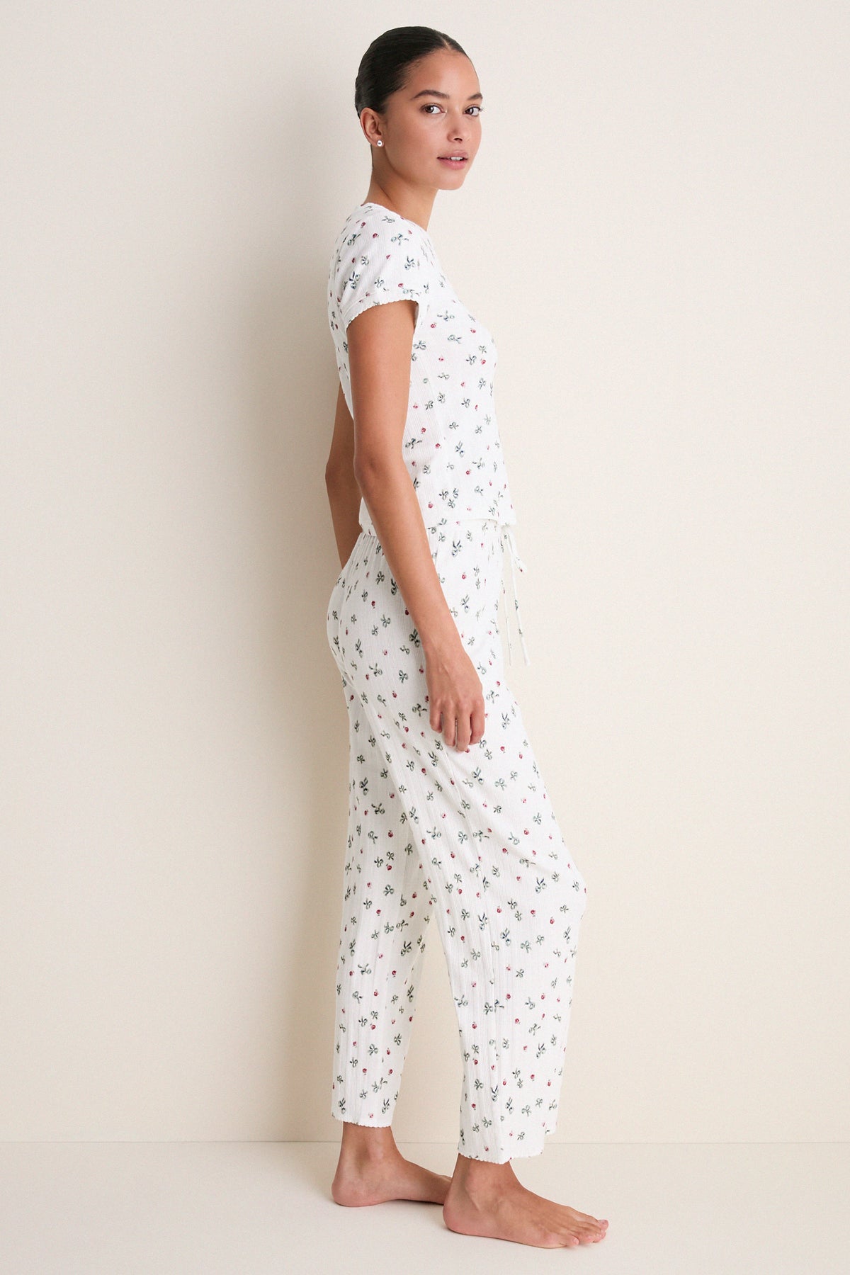 Cream and Rose Cleo Pointelle PJ Set