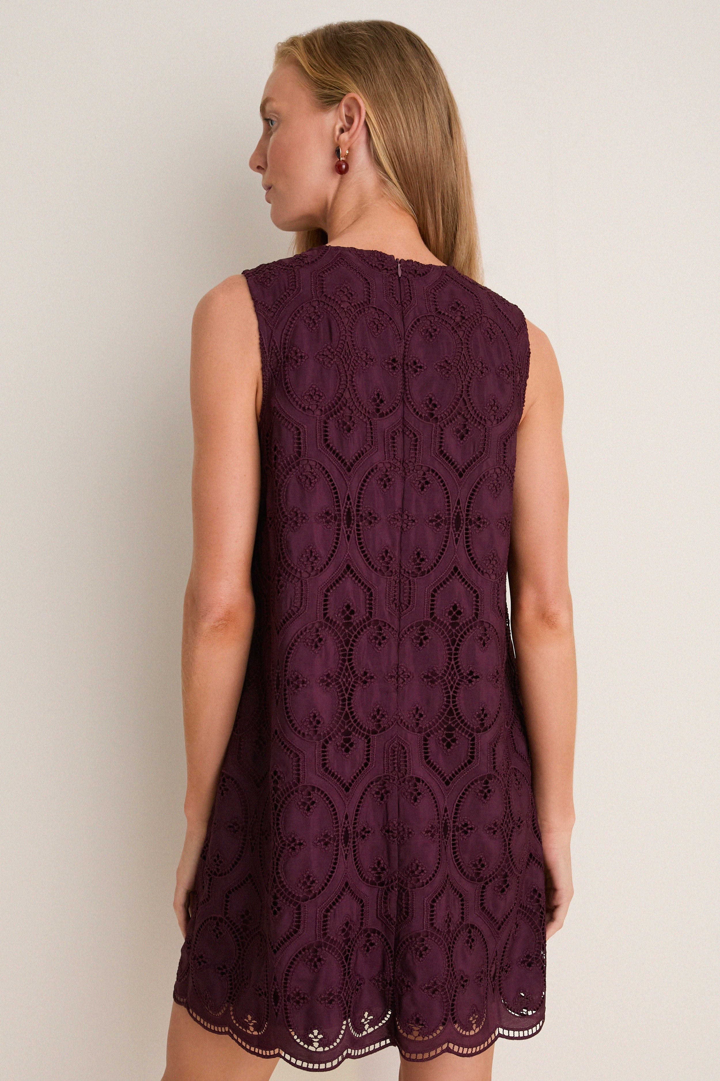 Winetasting Eyelet Marlowe Dress