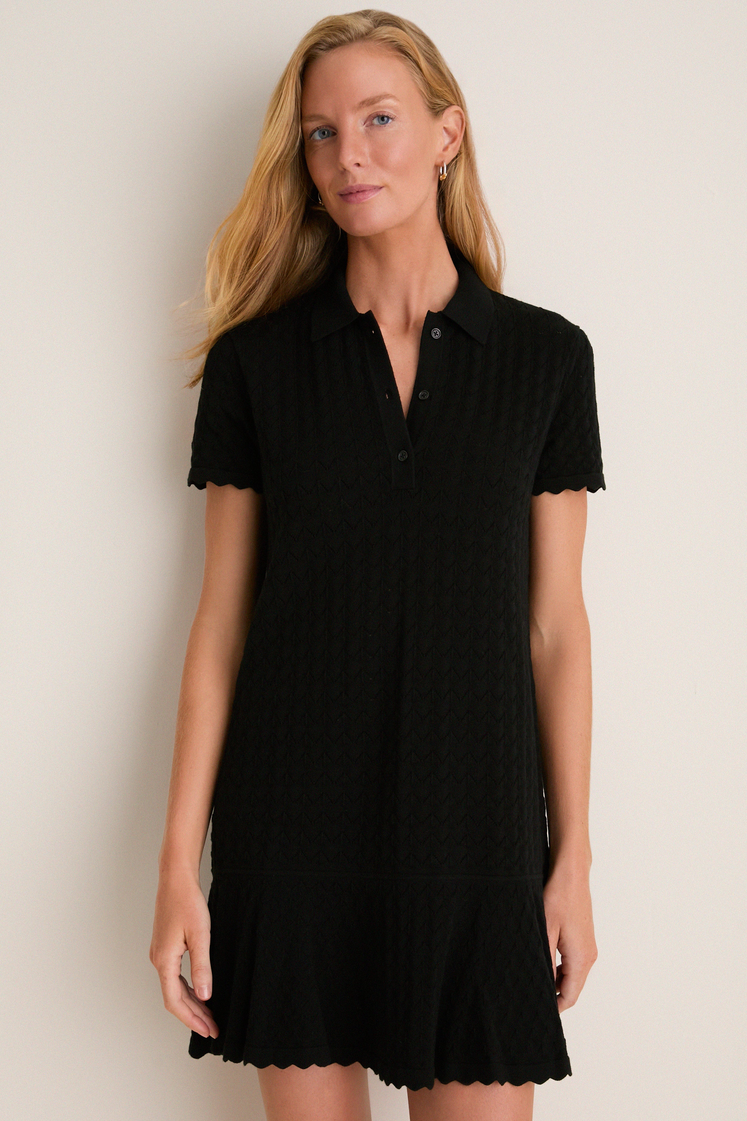 Black May Sweater Polo Dress | Tuckernuck