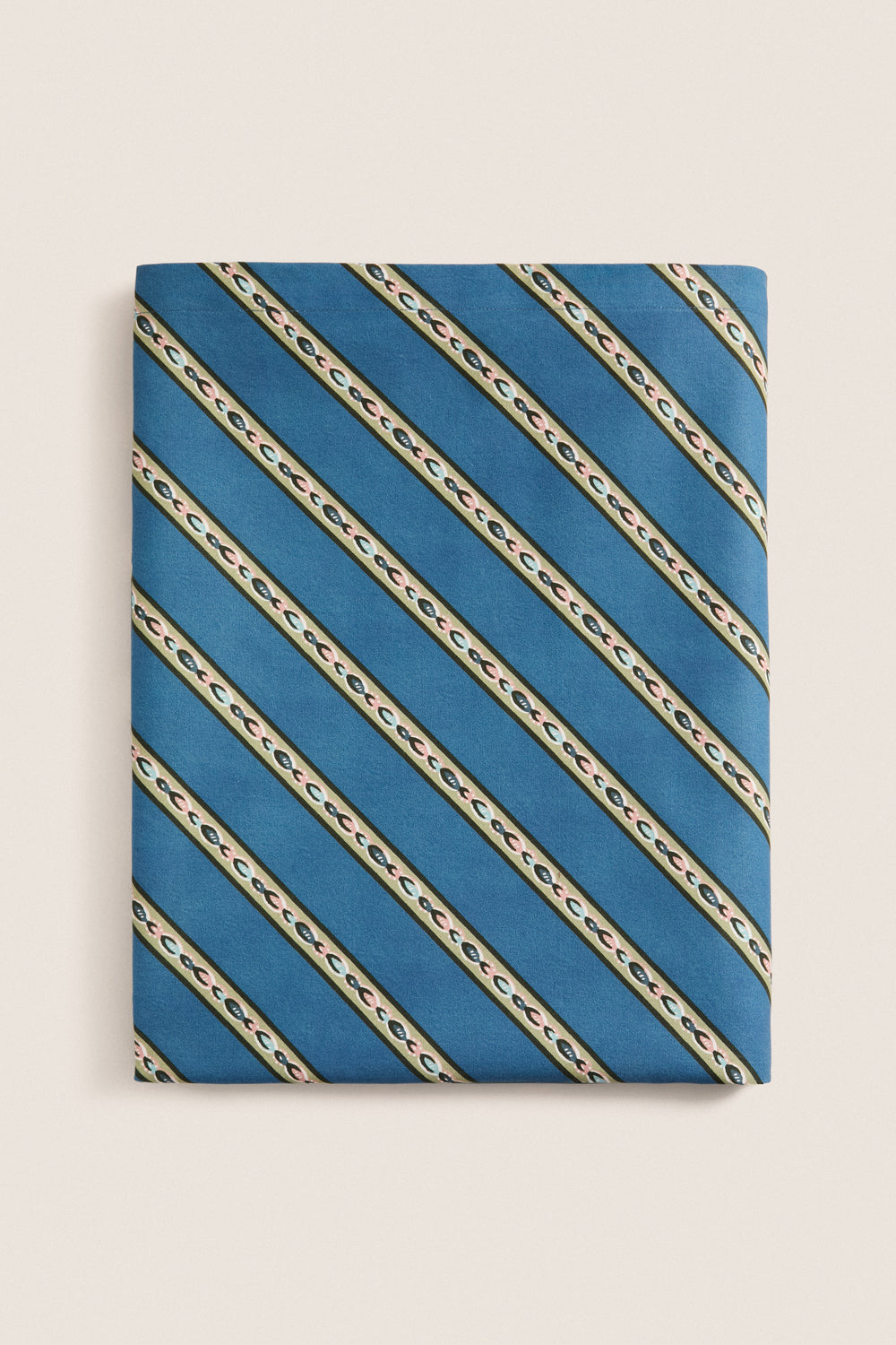 Jewel Bias Stripe Tablecloth