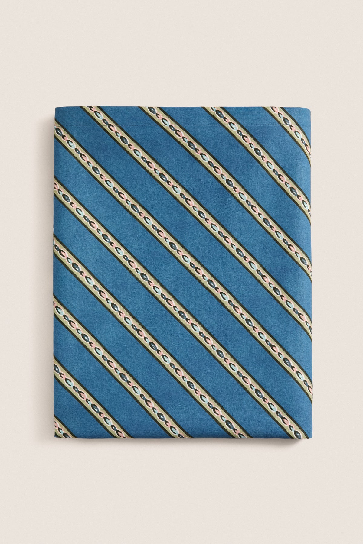 Jewel Bias Stripe Tablecloth