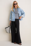 Black Linen Anya Pants