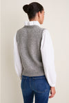 Gray Ella Sweater Blouse