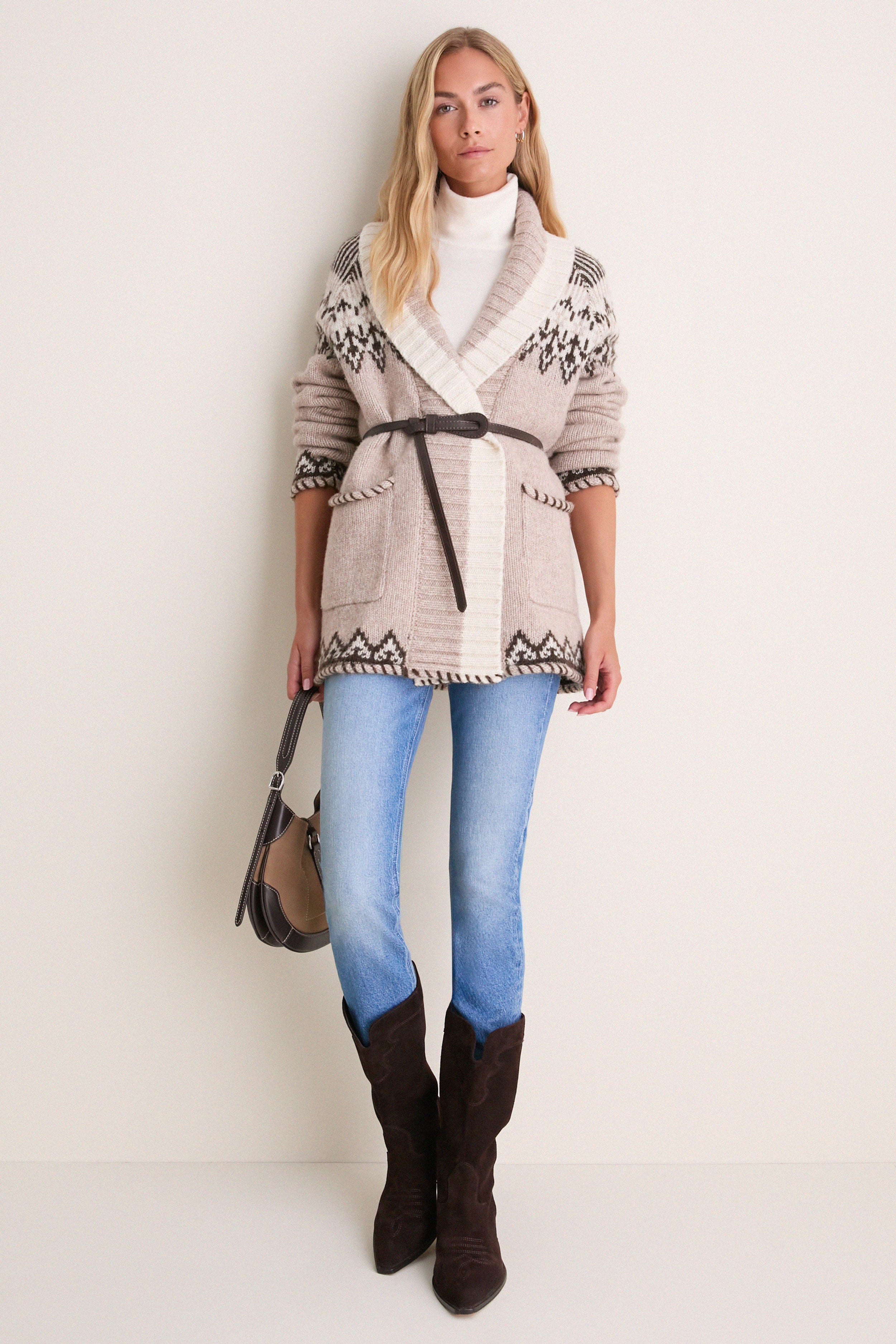 Fair Isle Blanket Stitch Harrow Cardigan | Tuckernuck