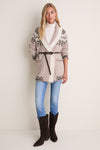 Fair Isle Blanket Stitch Harrow Cardigan