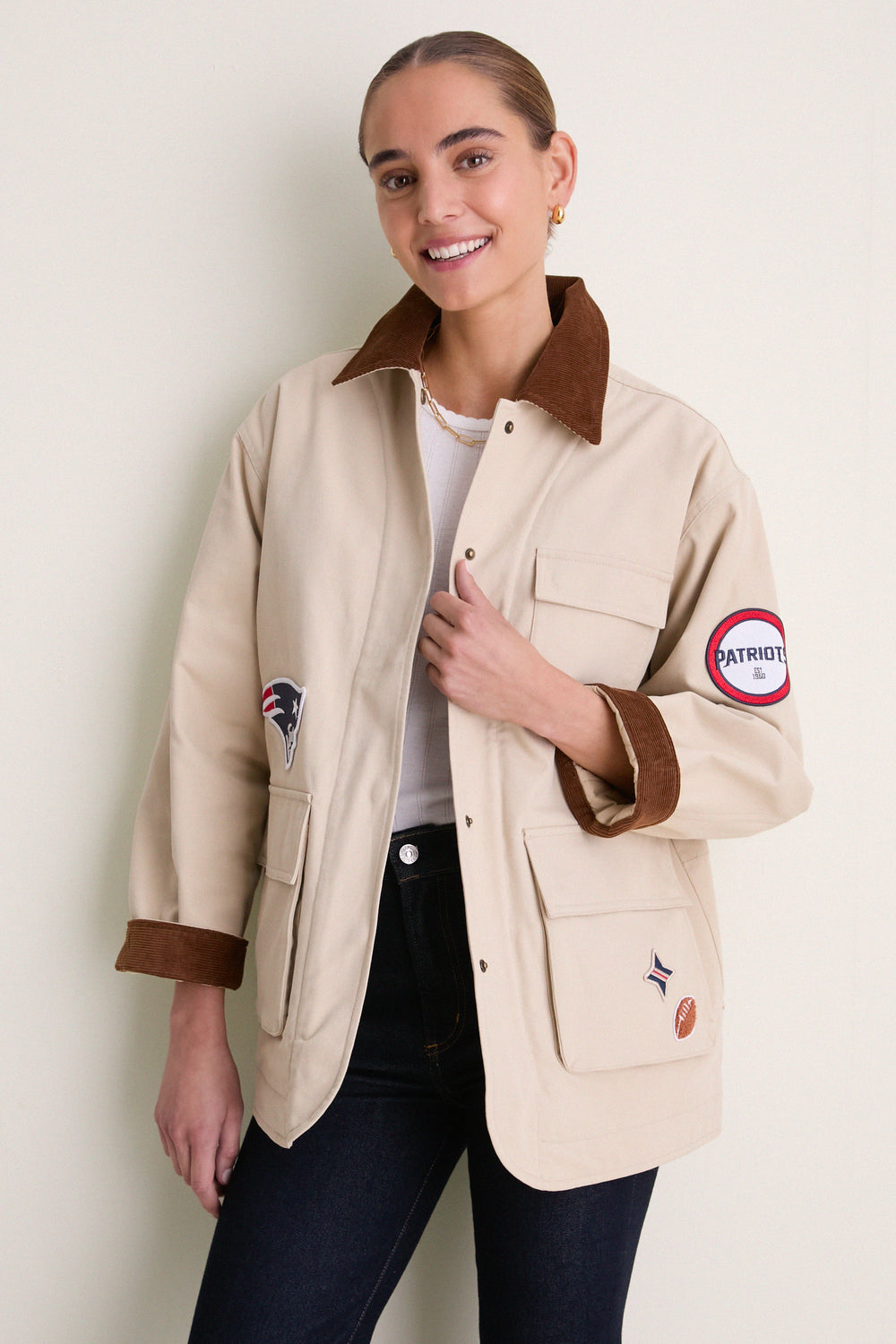 New England Patriots Barn Jacket
