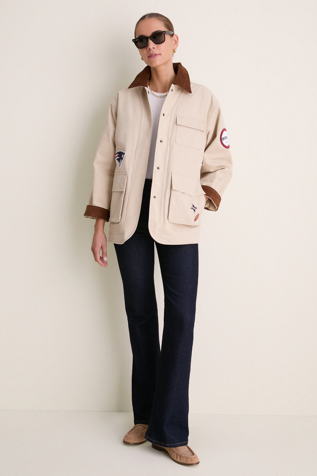 New England Patriots Barn Jacket