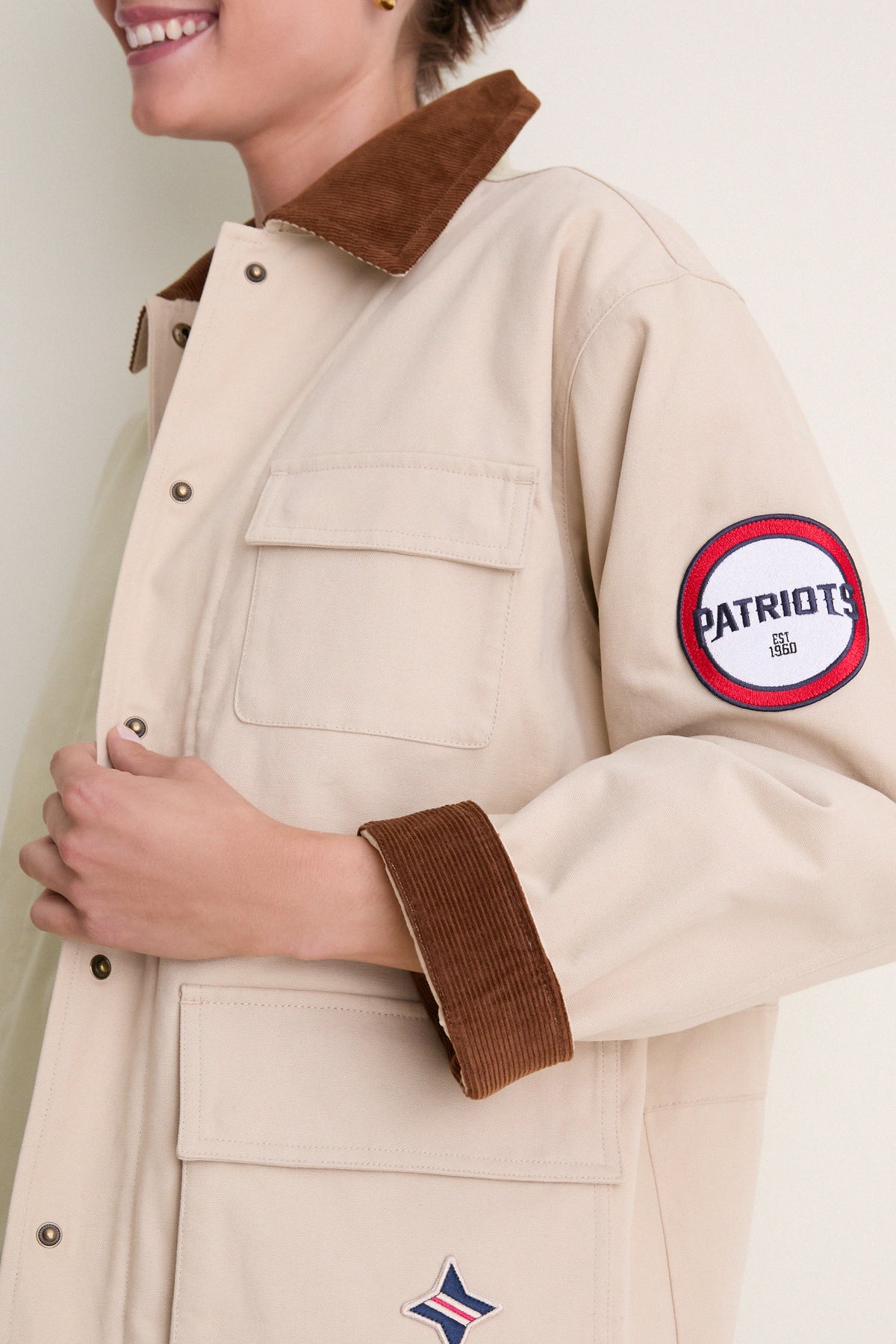 New England Patriots Barn Jacket