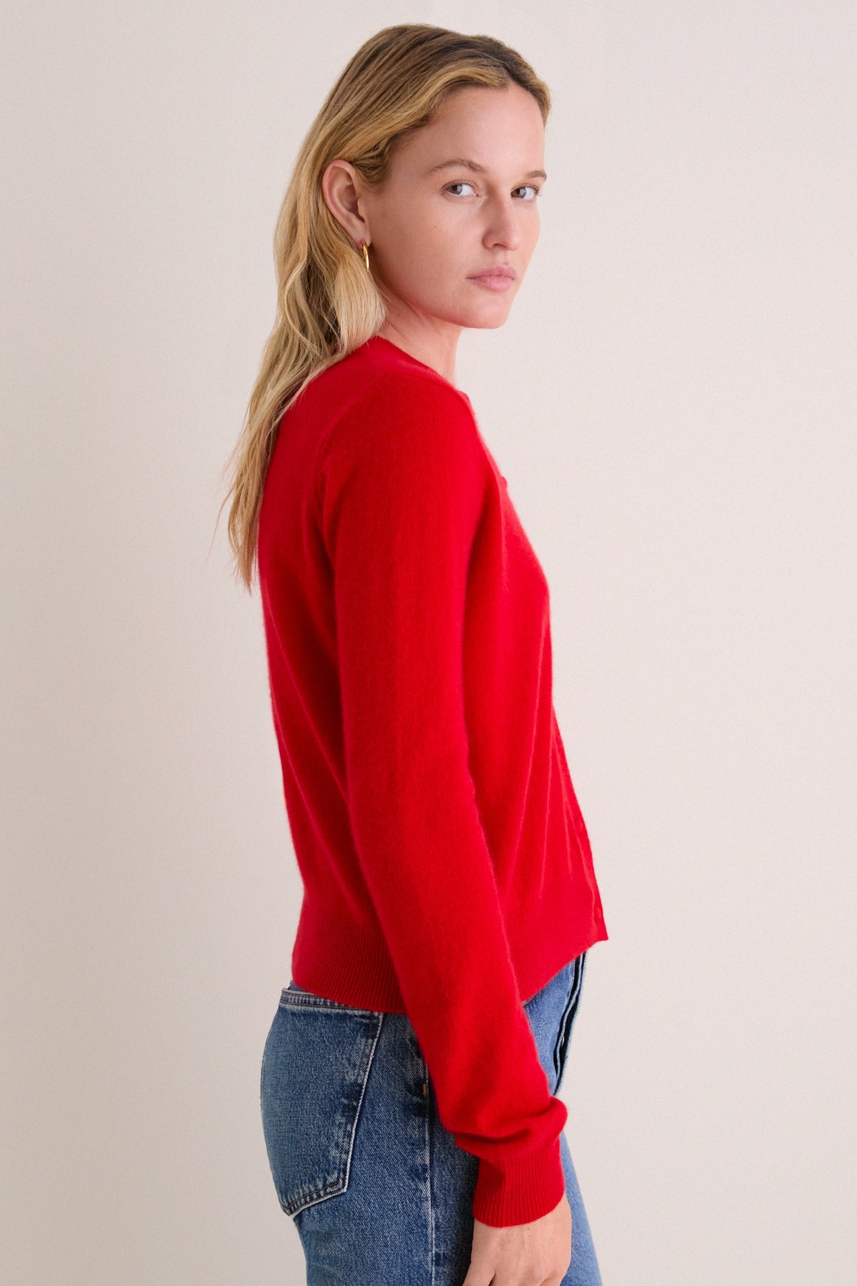 San Francisco 49ers Cashmere Riley Cardigan