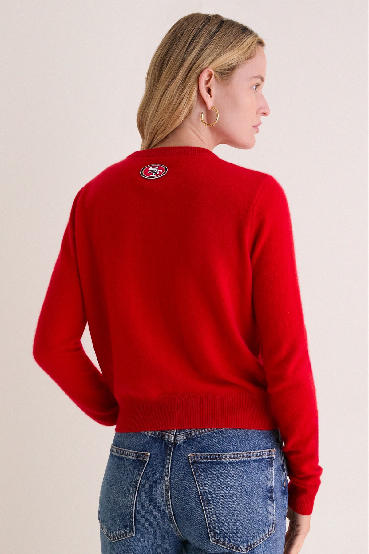 San Francisco 49ers Cashmere Riley Cardigan