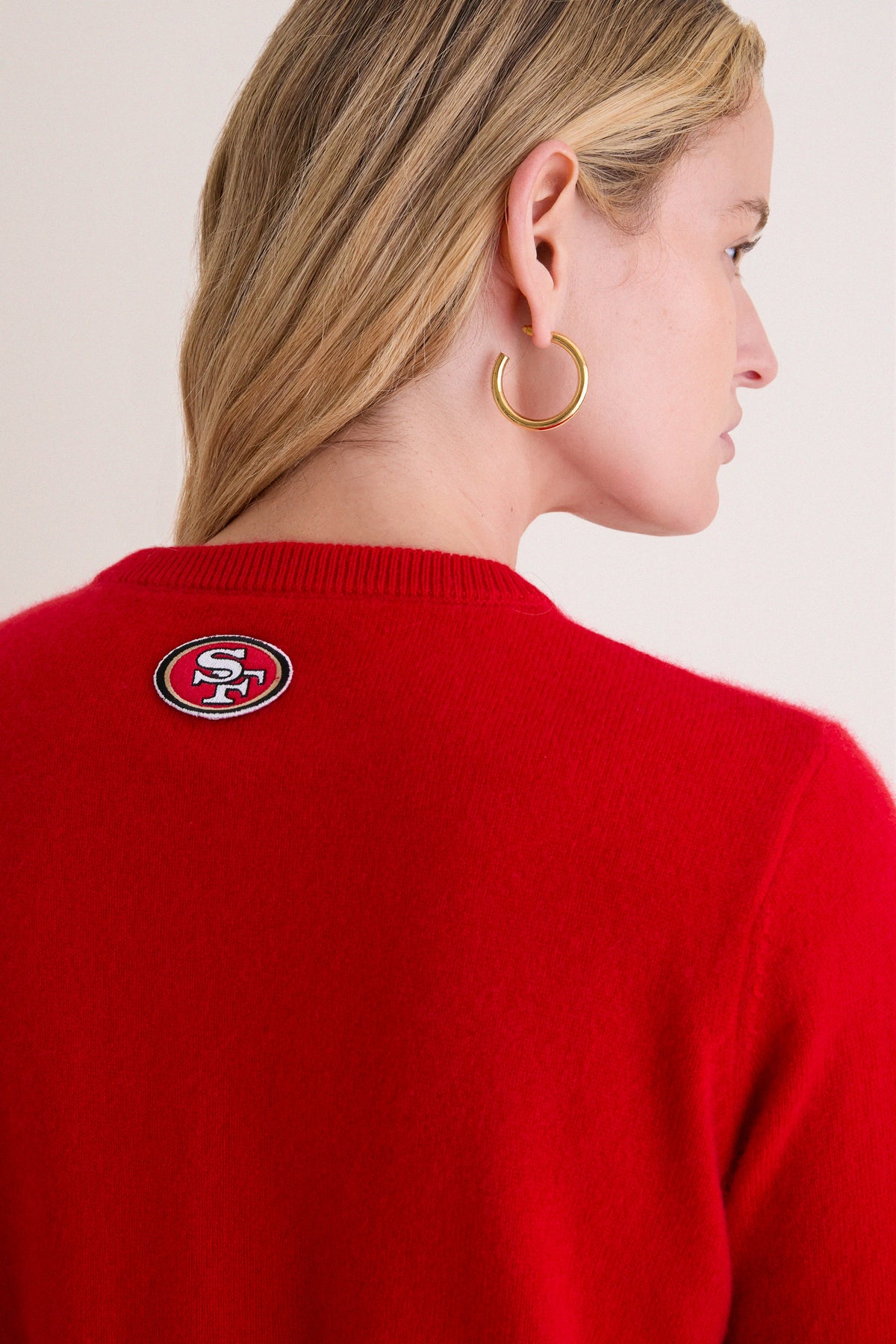 San Francisco 49ers Cashmere Riley Cardigan