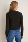 Espresso Cashmere Riley Cardigan