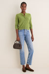Peridot Cashmere Riley Cardigan