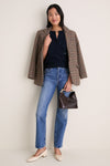 Midnight Navy Cashmere Riley Cardigan