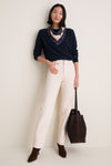 Midnight Navy Cashmere Boyfriend Bodie Crewneck