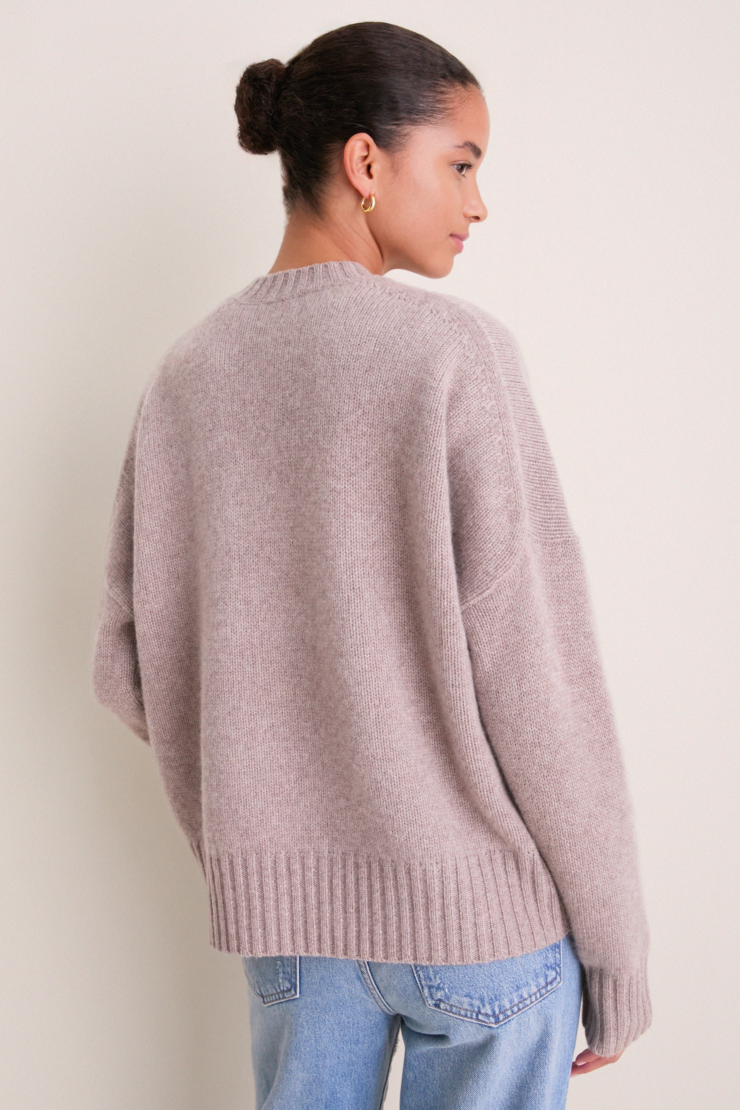 Wheat Cashmere Henri Crewneck
