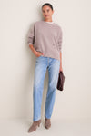 Wheat Cashmere Henri Crewneck