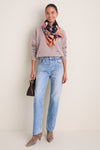 Wheat Cashmere Henri Crewneck