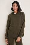 Olive Cashmere Jane Hoodie