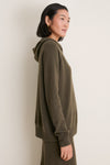 Olive Cashmere Jane Hoodie