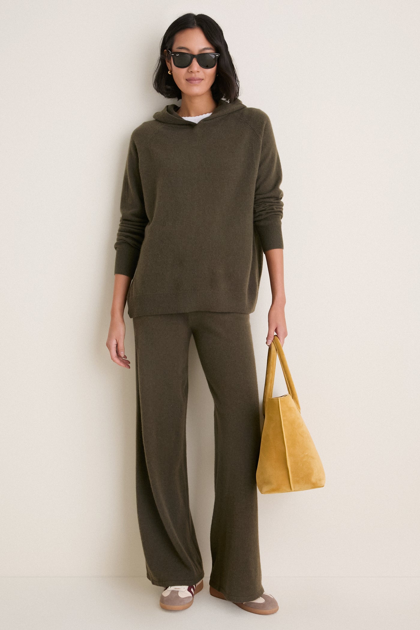 Olive Cashmere Jane Hoodie