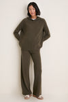 Olive Cashmere Jane Hoodie