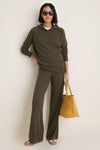 Olive Cashmere Jane Pants