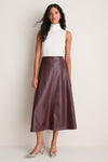 Ivory Cashmere Silk Sutton Sleeveless Turtleneck
