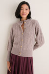 Wheat Cashmere Colette Cardigan