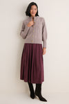 Wheat Cashmere Colette Cardigan