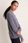 Shadow Gray Cashmere Pippa Cardigan