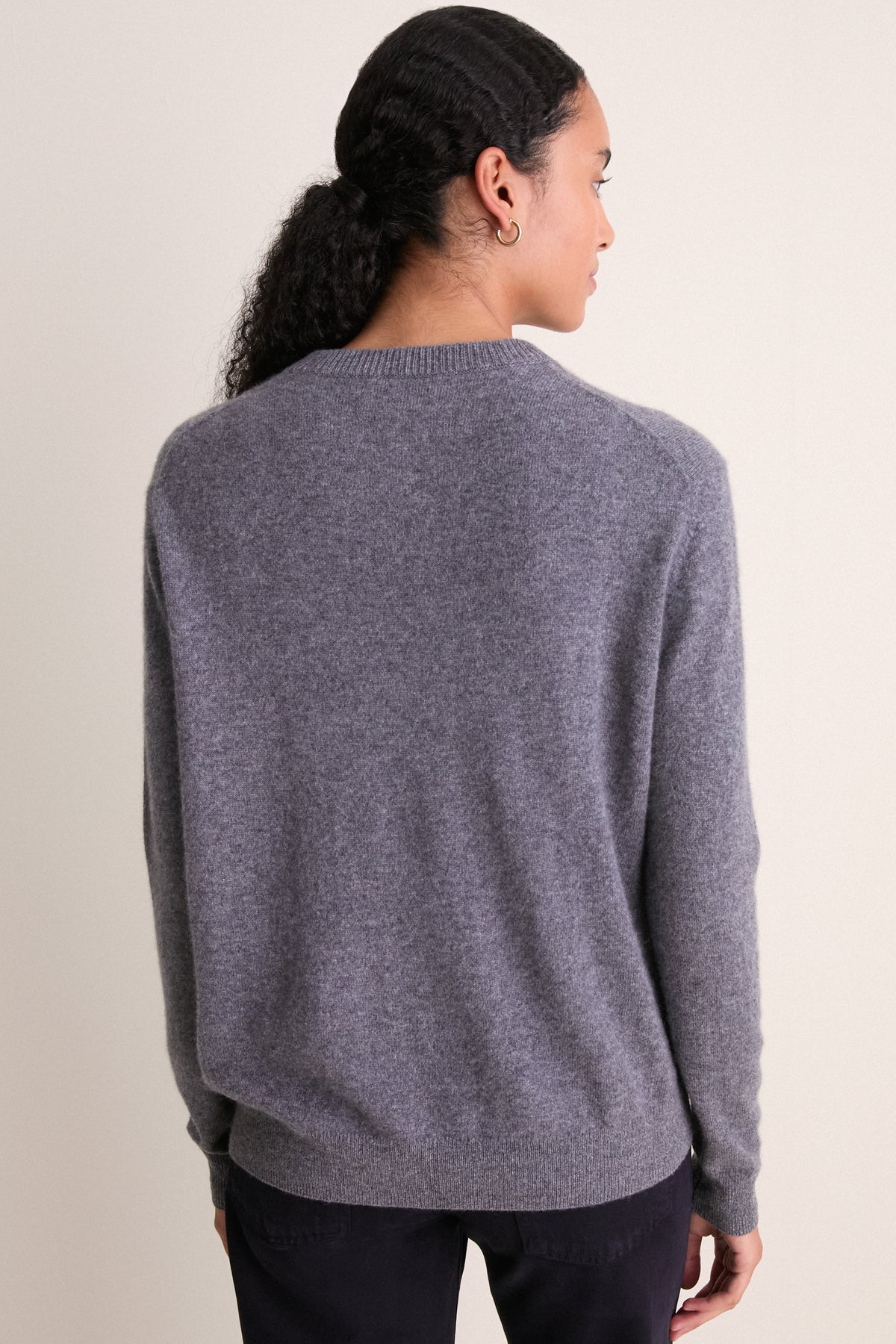 Shadow Gray Cashmere Pippa Cardigan