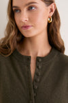 Olive Cashmere Pippa Cardigan