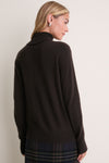Espresso Cashmere Evelyn Turtleneck