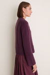 Plum Cashmere Pearce Crewneck