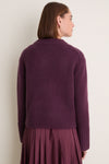 Plum Cashmere Pearce Crewneck