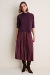 Plum Cashmere Pearce Crewneck