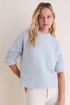 Blue Cashmere Pearce Crew