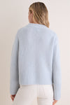 Blue Cashmere Pearce Crew